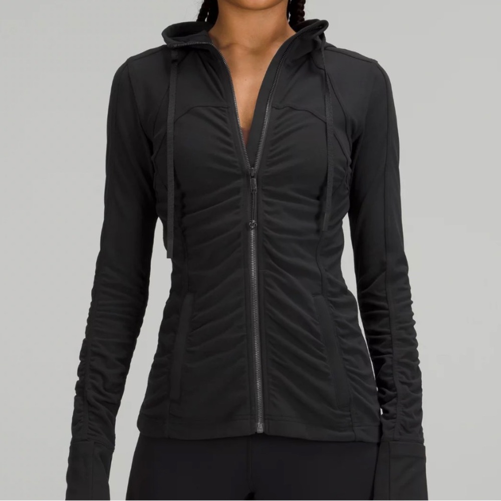 Lululemon Hooded Define Jacket Nulu Ruched